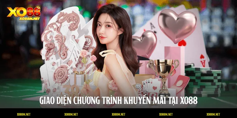 Giao diện chương trình khuyến mãi tại XO88