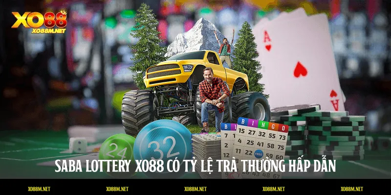 Saba Lottery XO88 có tỷ lệ trả thưởng hấp dẫn