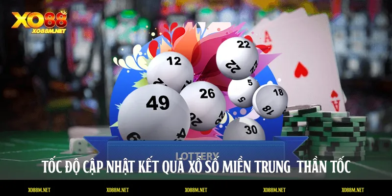 Tốc độ cập nhật kết quả Xổ số miền Trung  thần tốc